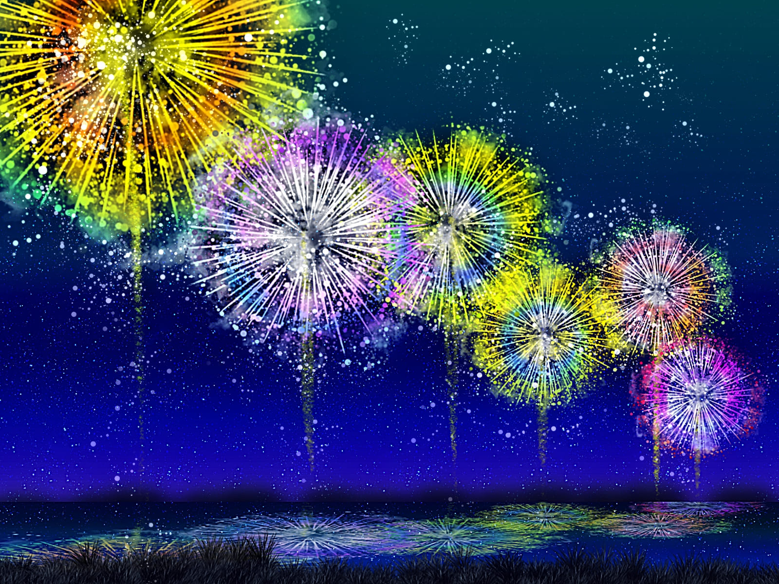 花火　‐夏の風物詩‐